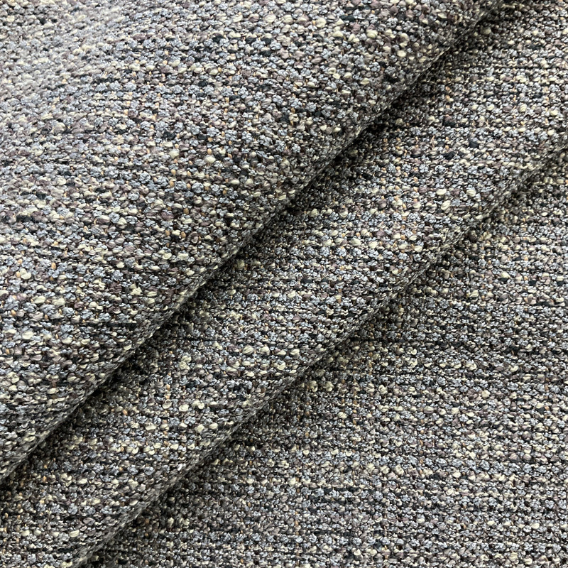Boucle in Shale | Upholstery Fabric | Fleece-Backed Textured Weave Blue Grey | Commercial Grade | Heavyweight | 54" Wide | By The Yard
