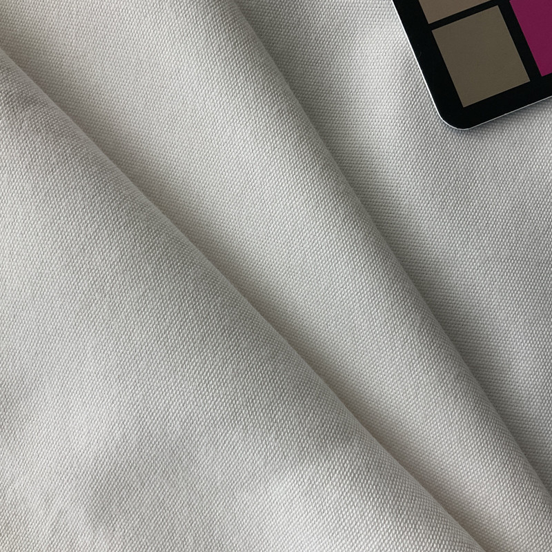 Snowflax in White | Drapery / Slipcover Fabric | Solid White | Light Weight | 54" Wide | By the Yard