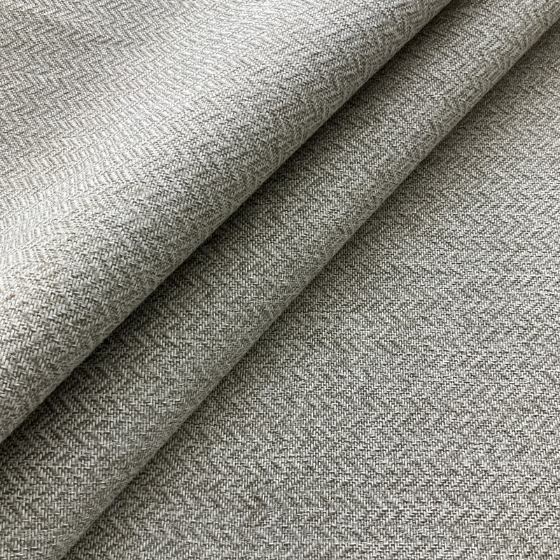 Light Beige Chevron Weave | Upholstery Fabric | Commercial Grade / High Performance | Heavy weight | 54" Wide | By the Yard