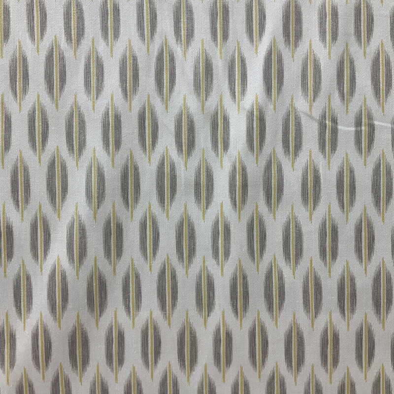 Spice Market in Putty | Home Decor Fabric | White / Grey / Yellow | Drapery | 54" Wide | By the Yard