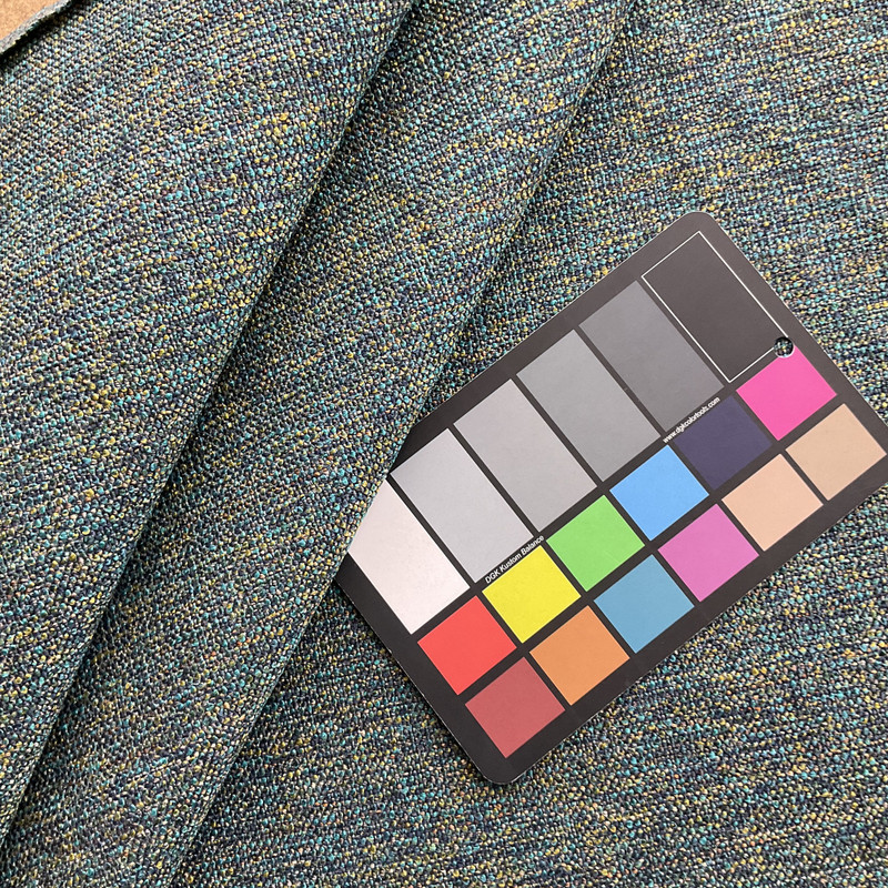 Marbled Teal Blue  | Blue Green Solid Textured Upholstery Fabric | Medium Weight | 54 " Wide | Sold BTY