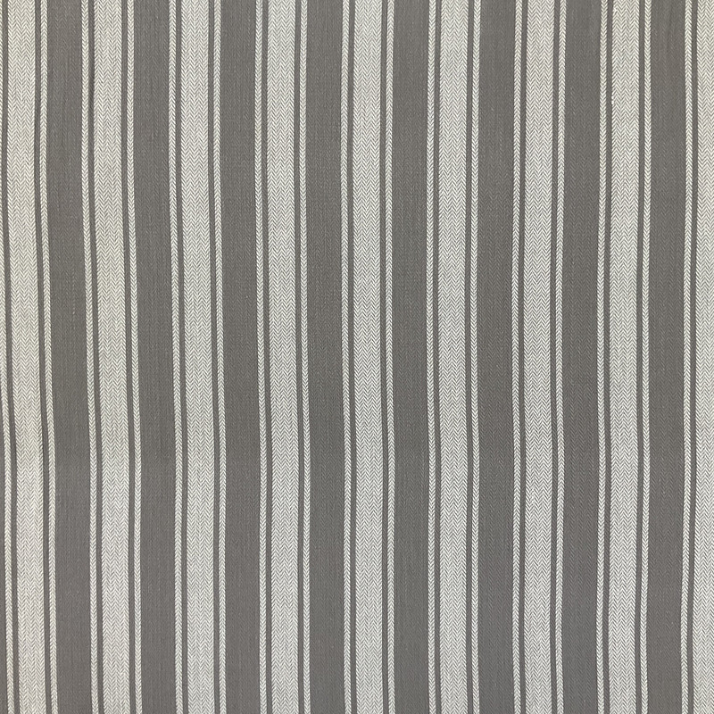 Blake in Ash Grey | Drapery / Upholstery Fabric | Stripes |  Medium Weight | 54" Wide | By the Yard