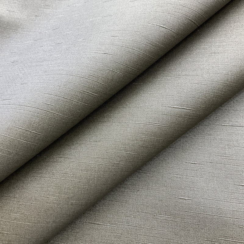 Surry in Garden Gate Grey | Faux Leather Vinyl Upholstery Fabric | Slub Weave Texture | Heavyweight | 54" Wide | By the Yard