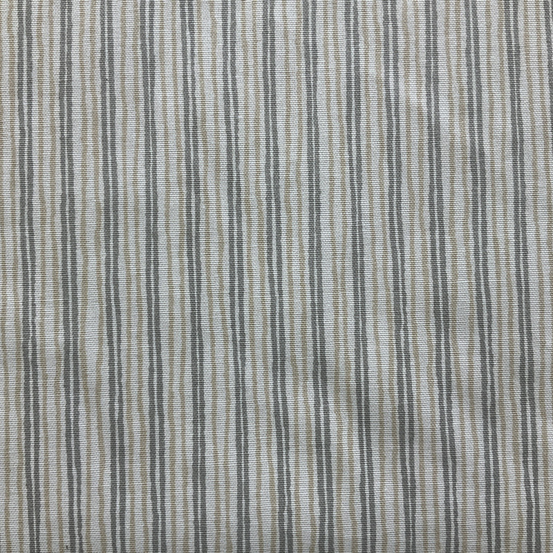 Sullivan in Slate | Home Decor Fabric | Grey / Off White Stripes | Magnolia Home | 54" Wide | By the Yard