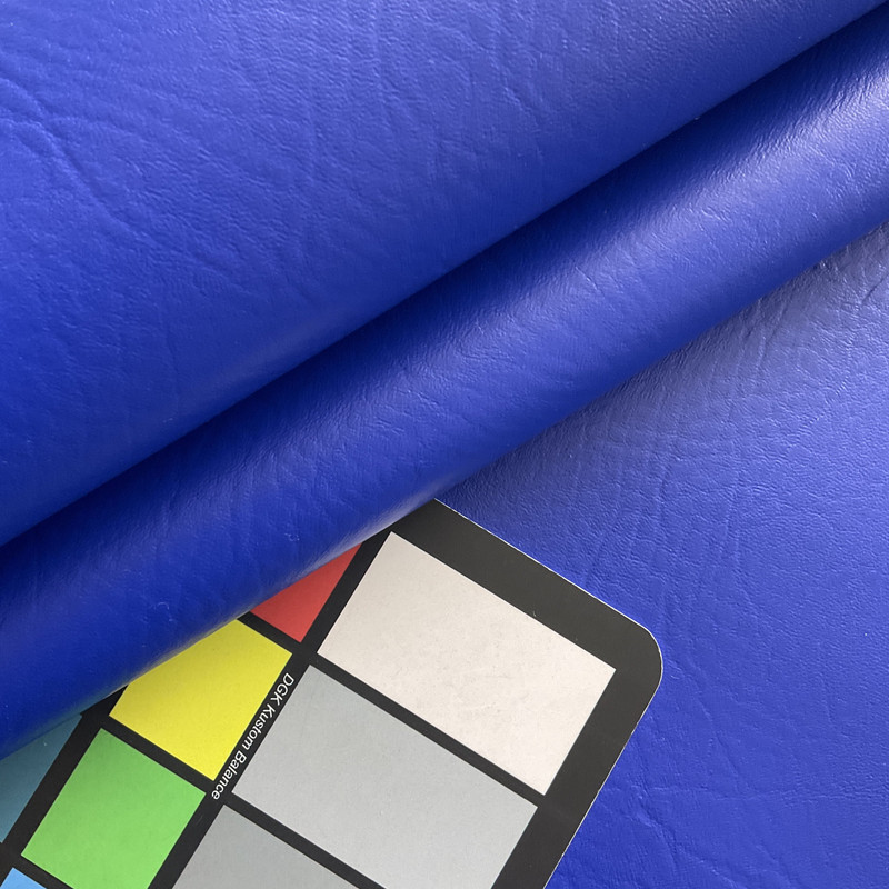 Dark Blue Faux Leather |  Marine Vinyl Fabric | PVC | Heavyweight | 54" Wide | By the Yard