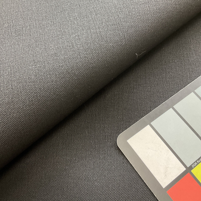 1.25 Yard Piece of 18 Oz Waxed Canvas #8 Duck Black | Very Heavyweight Canvas Fabric | Home Decor Fabric | 60" Wide