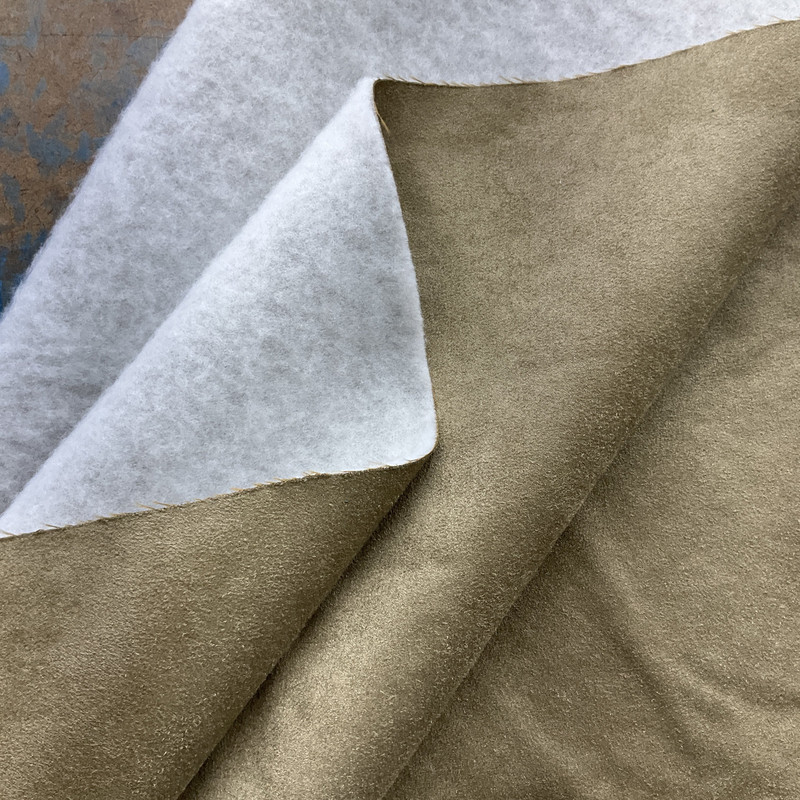 Solid Taupe | Microsuede Upholstery Fabric | Felt-Backed | Heavyweight | 100% Polyester | 54" Wide | By the Yard
