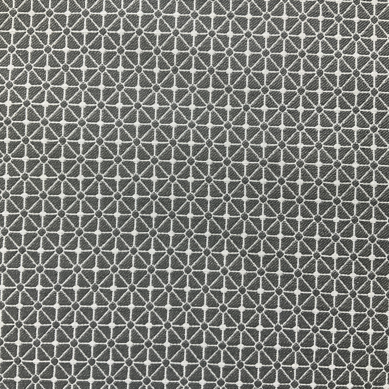 Geometric in Grey / White | Upholstery / Slipcover Fabric | Medium Weight | 54" Wide | By the Yard