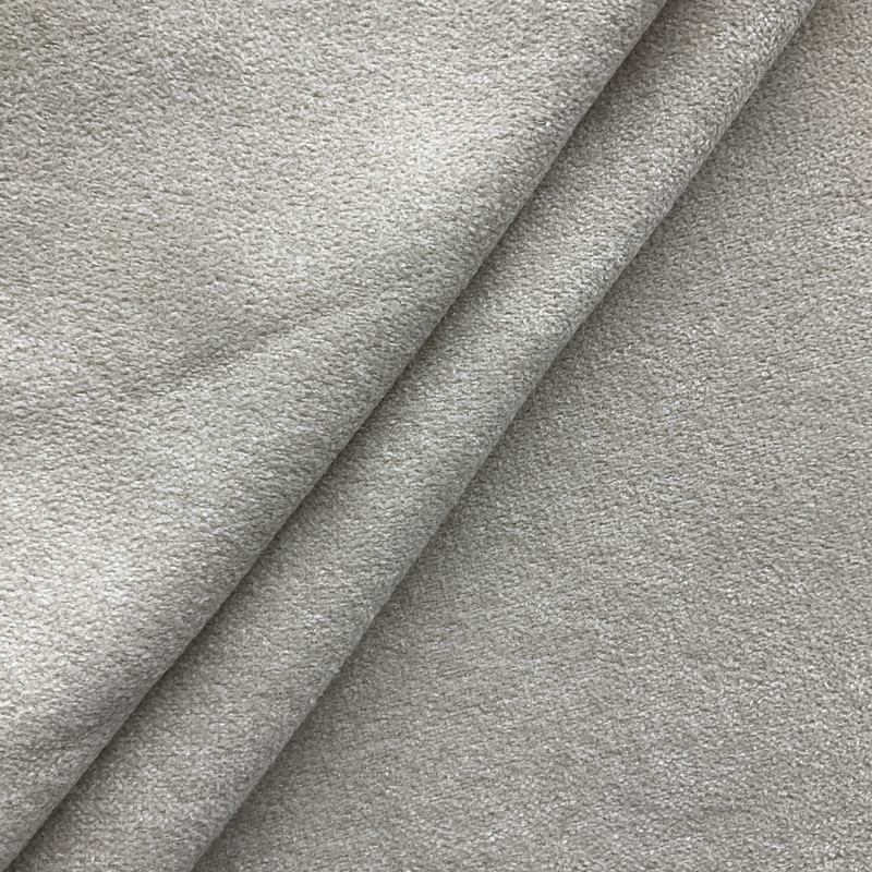 Solid Sandy Beige | Microfiber Upholstery Fabric | Heavyweight | Felt-backed | 54" Wide | By the Yard