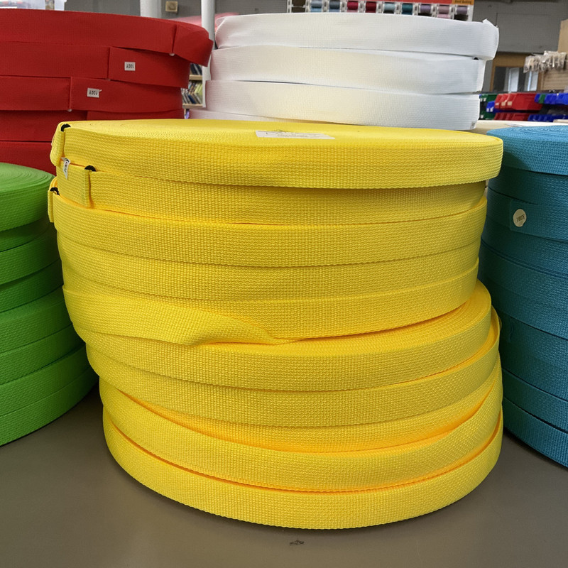 1 Inch Yellow Polyester Webbing / binding / Bag Strap | By The Yard