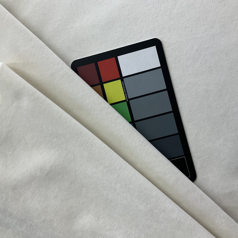 Chadbourne in Cotton  | Warm Ivory Solid Woven Velvet Upholstery Fabric  | 70% Poly, 30% Cotton | Home Decor | Drapery | Medium Weight  | 54" Wide | Sold BTY