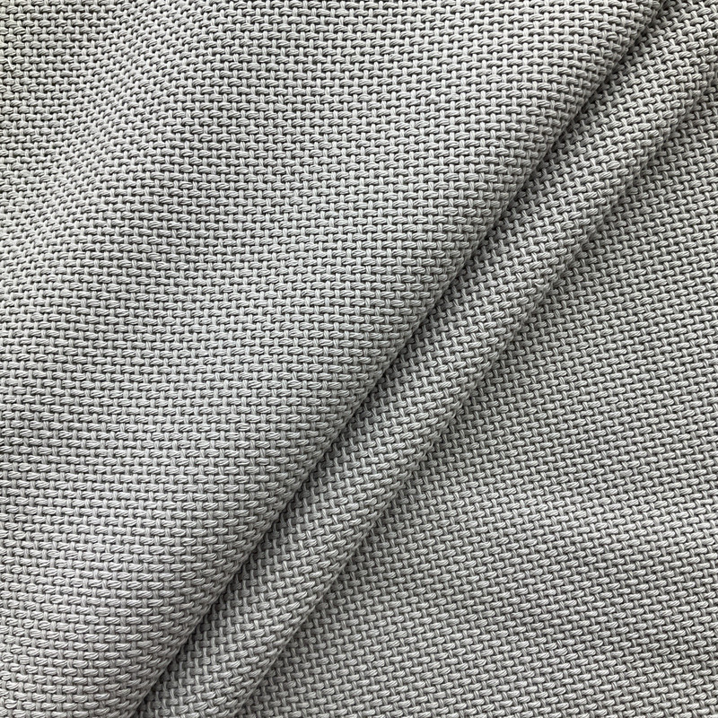 Manila in Gris Claro | Upholstery Fabric | Basketweave in Light Grey | Heavyweight | 54" Wide | By the Yard