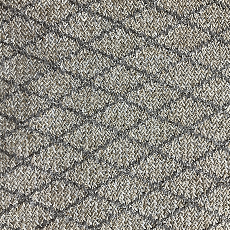 Maya Bay in Dune  |  Taupe and Grey Diamond Woven Outdoor Upholstery Fabric | 100% Olefin  |Heavy weight |  54" Wide | Sold BTY