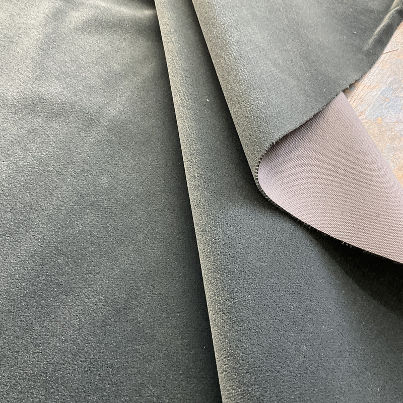 Shetland in Federal Navy Blue | Velvet Upholstery Fabric | Solid Plush Velvet | Heavyweight | 54" Wide | By the Yard