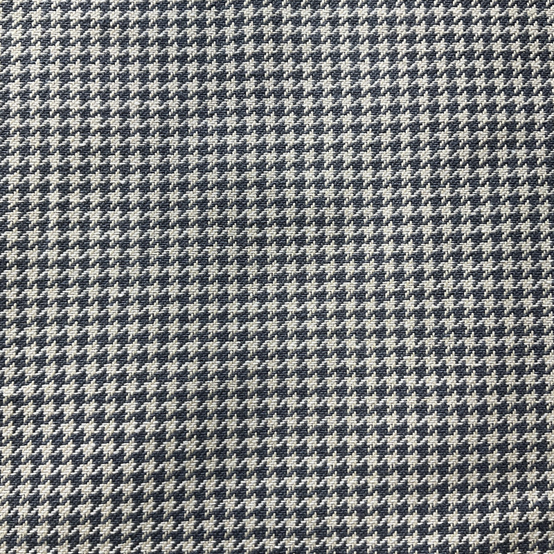 Kyle in Charcoal | Houndstooth Upholstery Fabric | Grey / Off White | Medium Weight | 54" Wide | By the Yard