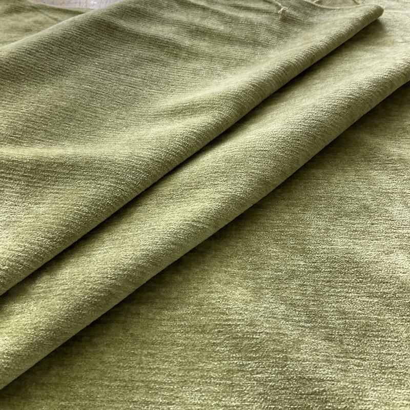 Evan Lightkiss in Kiwi Green | Upholstery Fabric | Chenille | Medium Weight | 100% Polyester | 54" Wide | Sold BTY