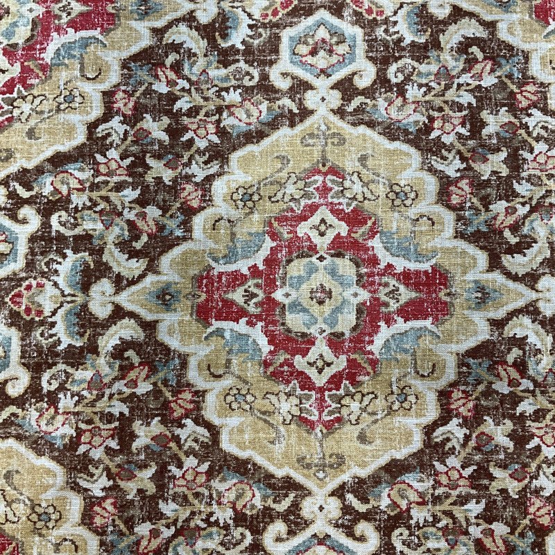 COVINGTON JAIPUR In Color MORACCANRED Printed home Decor Fabric | By the Yard