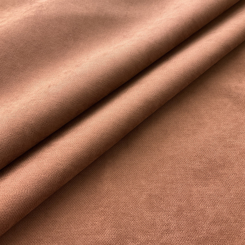 Walker in Cinnamon | Upholstery Fabric | Cinnamon Brown Microfiber | 100% Polyester | Medium Weight | Nassimi Brand | 54" Wide | By the Yard