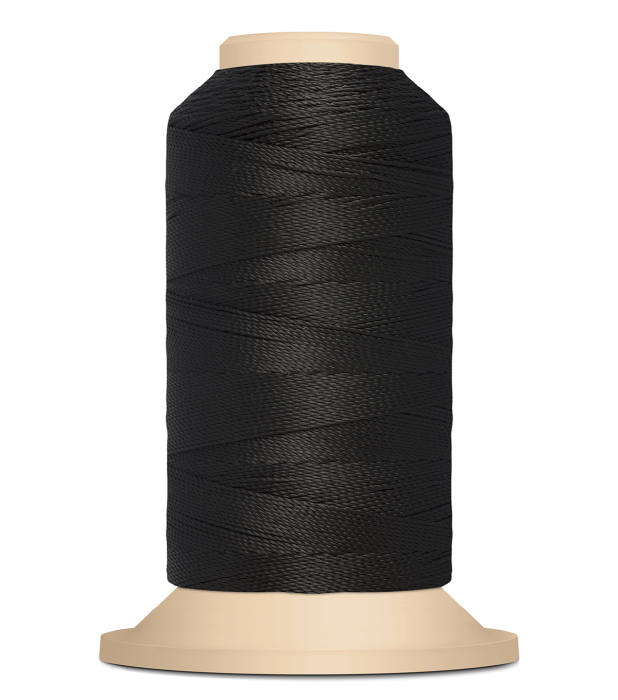 Gutermann BLACK Outdoor / Upholstery Thread 100% Polyester  300 Yard Cone | 40WT |  0