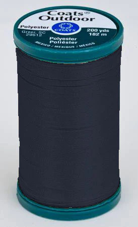 NAVY Outdoor Tex 90  Thread | 100% Polyester UV Stable | 200 Yard Spool |