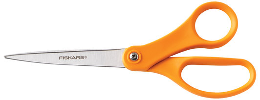 Fiskars 8" Multi-Purpose Scissors | Stainless Steel | Sewing Notions