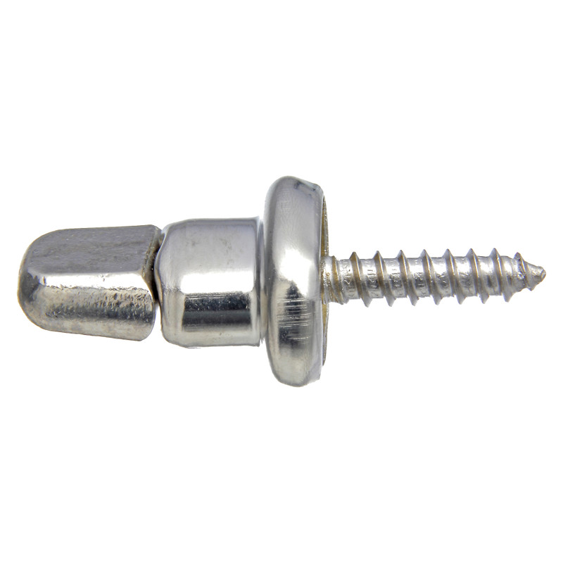 SINGLE #7 SCREW STUD 5/8"  TURNBUCKLE | Nickel/Brass with SS Screw | 78330