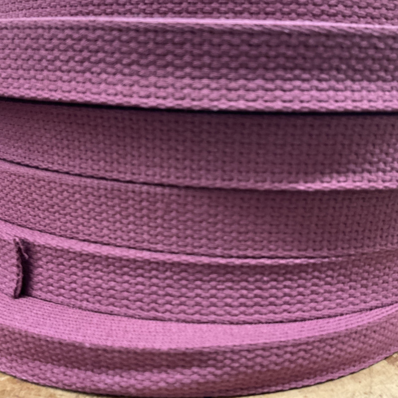 1 INCH Maroon Light Weight Cotton Webbing / Bag Straps / Edging | By The Yard