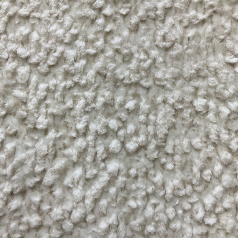 Pebbled Fur in Flecked Off White | Upholstery Fabric | Heavy Weight | 54" Wide | By the Yard