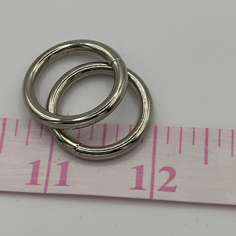 1 Inch Welded Silver Ring | Hardware