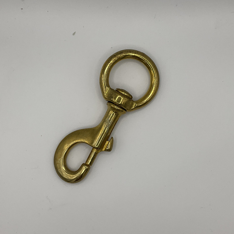 5 Inch Solid Brass Flagpole Snap Hook | Heavy Duty | Hardware