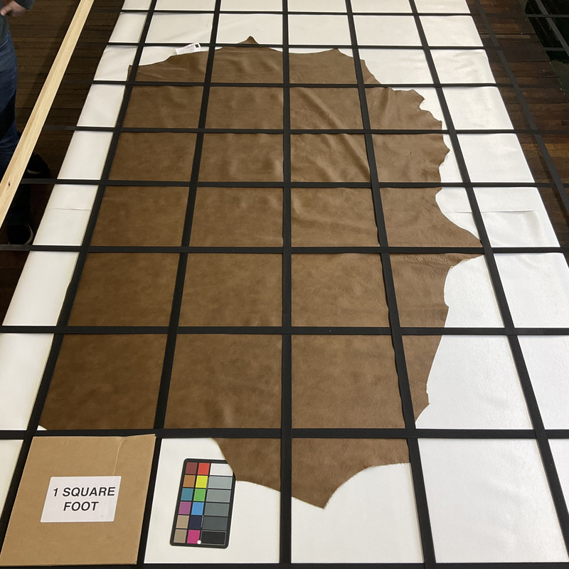 Chestnut Brown | Leather Cowhide | 21 Square Feet | 3 Ounce / 1.1 mm