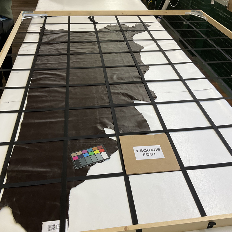 Glossy Dark Espresso Brown | Leather Cowhide | 20 Square Feet | 3 Ounce / 1.2 mm