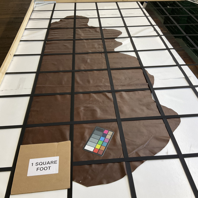 New Promenade in Tobacco Leaf Brown | Leather Cowhide | 18 Square Feet | 3 Ounce / 1.2 mm