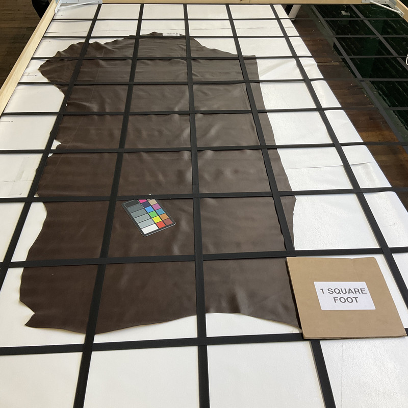 Dark Brown | Supple Leather Cowhide | 21 Square Feet | 3 Ounce / 1.2 mm