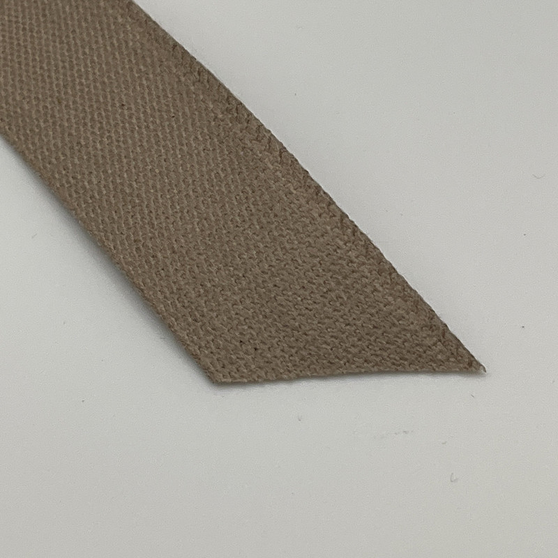 1" Cotton Tape / Webbing in Beige | 100% cotton | By the Yard