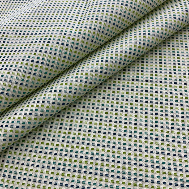 Outdura Fame in Aruba | Outdoor / Indoor Upholstery Fabric | Waterproof | Green / Blue / Off White | Solution Dyed Acrylic | 54" Wide | By the Yard