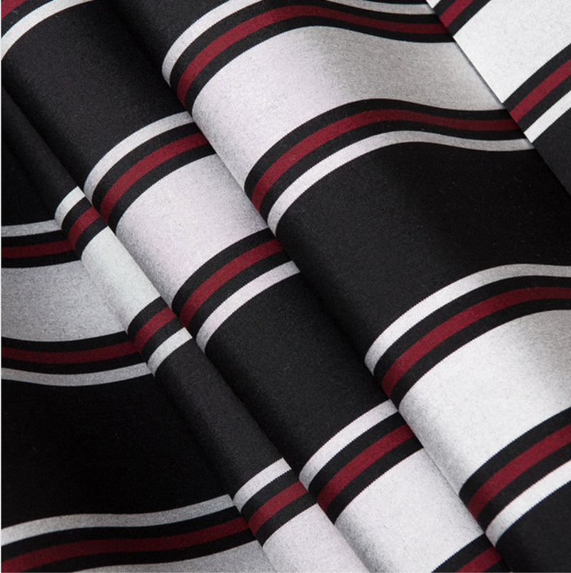 2 Yard Piece of Sunbrella Fabric 4989-0000 Hatteras Raven | 46 Inch | Awning and Marine Weight |