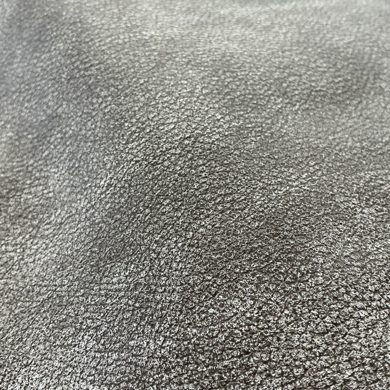 Antique Distressed Full Grain Leather Cow Hide | Taupe Lightly Pebbled | 38 to 45 square feet | 2 to 2.5 oz. | Full Hide
