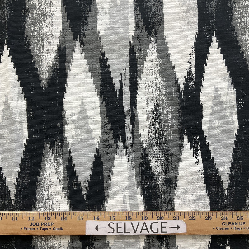 2 Yard Piece of P Kaufmann Bahari Onyx | Medium Weight Duck Fabric | Home Decor Fabric | 54" Wide