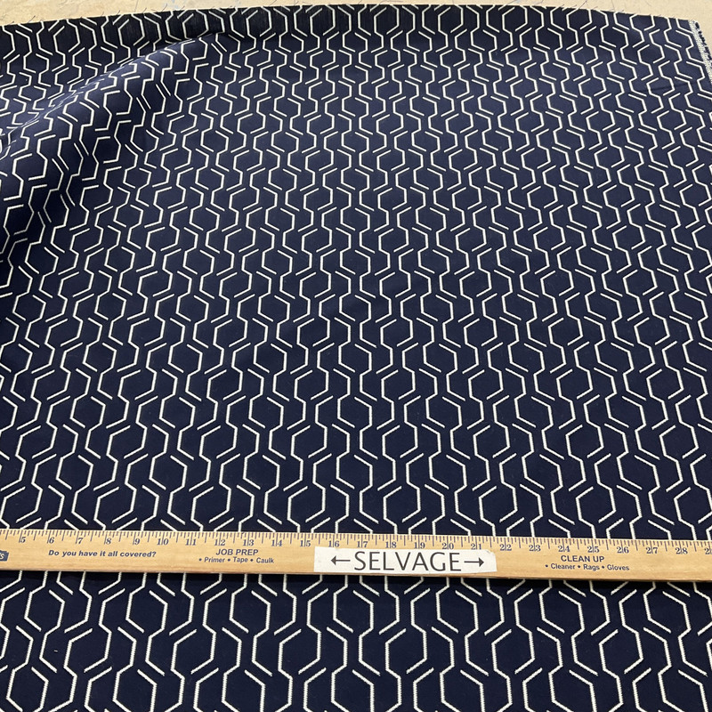 1.625 Yard Piece of Sunbrella Adaptation 69010-0004 Indigo | Medium Weight Outdoor Fabric | Home Decor Fabric | 54" Wide