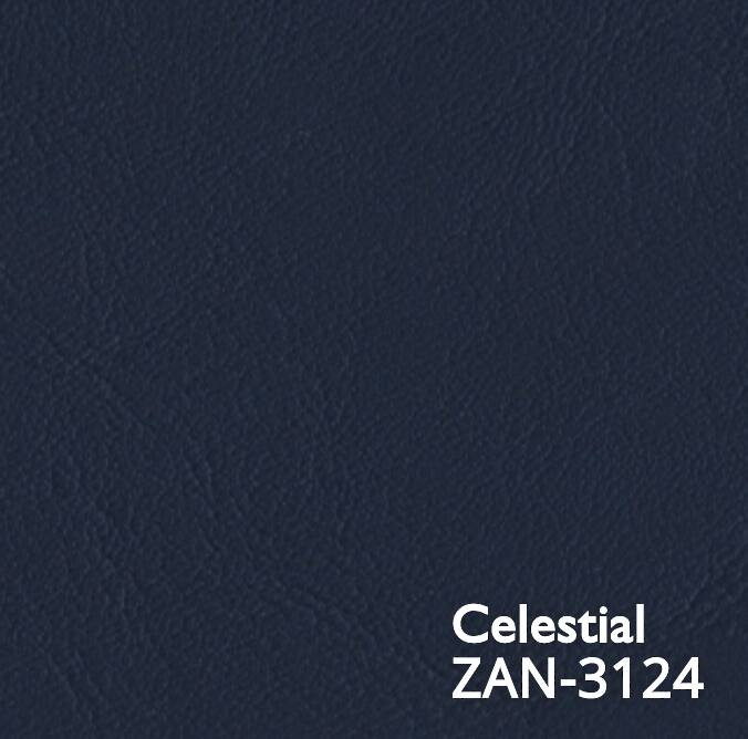 1.33 Yard Piece of Celestial Blue Marine Vinyl Fabric | ZAN-3124 | Spradling Softside ZANDER | Upholstery Vinyl for Boats / Automotive / Commercial Seating | 54"W | BTY