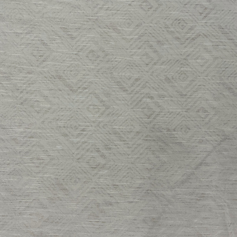 Behold in Ivory | Upholstery / Drapery Fabric | Diamond Design in Two Toned Off White | Swavelle | 54" Wide | By the Yard