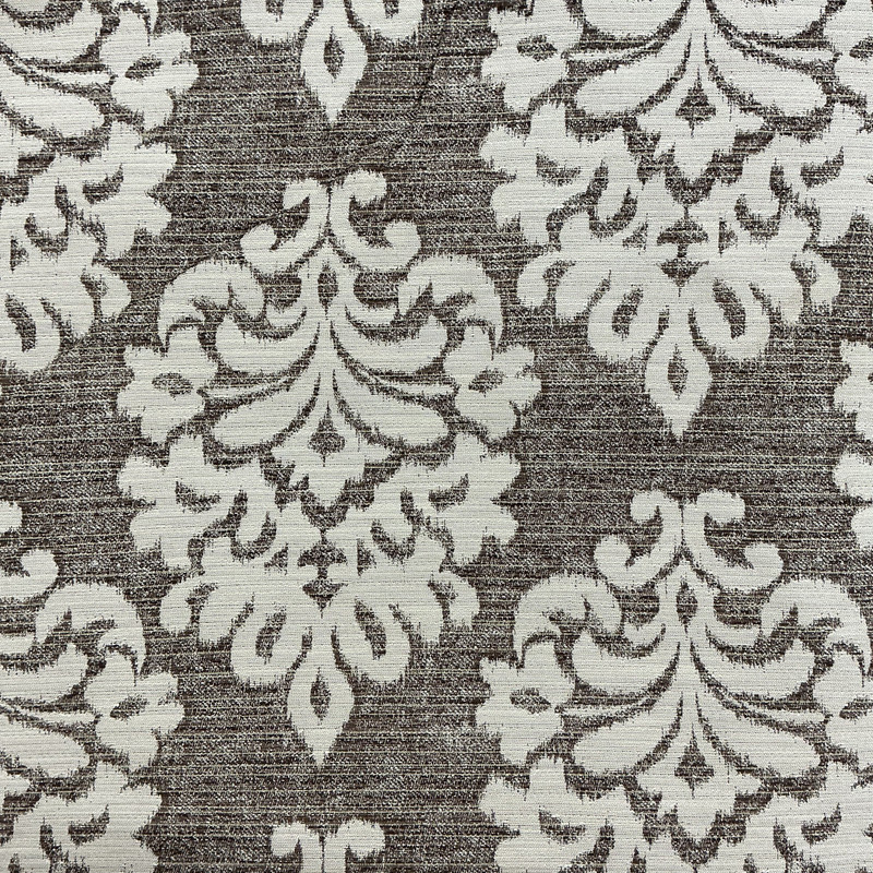 Damask in Mocha and Beige | Upholstery Fabric | Heavyweight | 54" Wide | By the Yard
