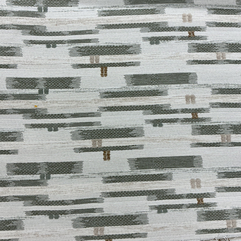Calargo in Willow | Upholstery Fabric | Geometric in Green / Off White | Richloom | Heavy Weight | 54" Wide | BTY