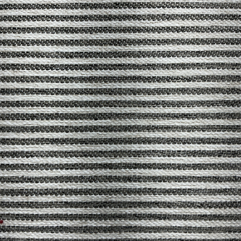 Strada in Metal | Upholstery Fabric | Stripes in Grey / White | Richloom | Heavy Weight | 54" Wide | By the Yard