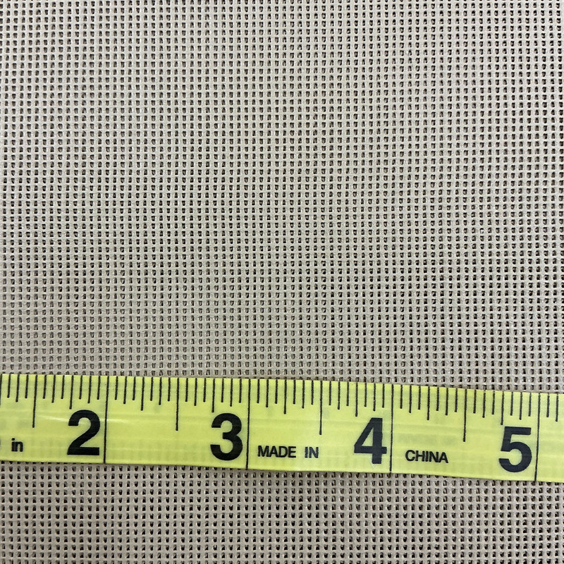 Beige 18 x 18 Vinyl Mesh | Windscreen, Safety Fencing, Gym Dividers, Awning Drop Shades | Bruin Plastics | 78" Wide | By the Yard