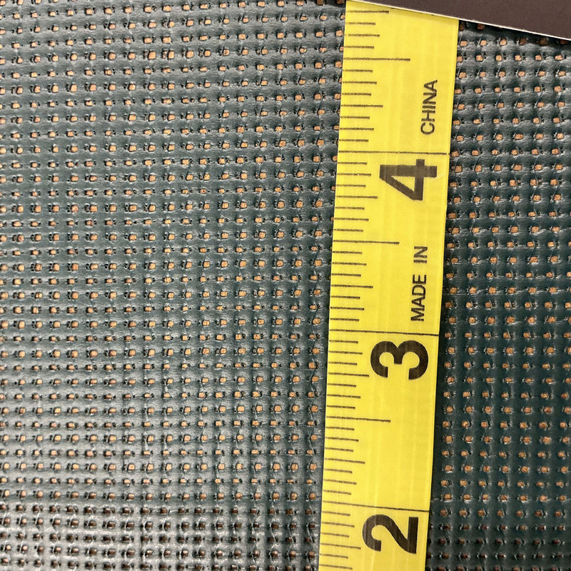 Olive Green 9 x 12 Vinyl Mesh | Windscreen, Safety Fencing, Gym Dividers, Awning Drop Shades | Bruin Plastics | 72" Wide | By the Yard