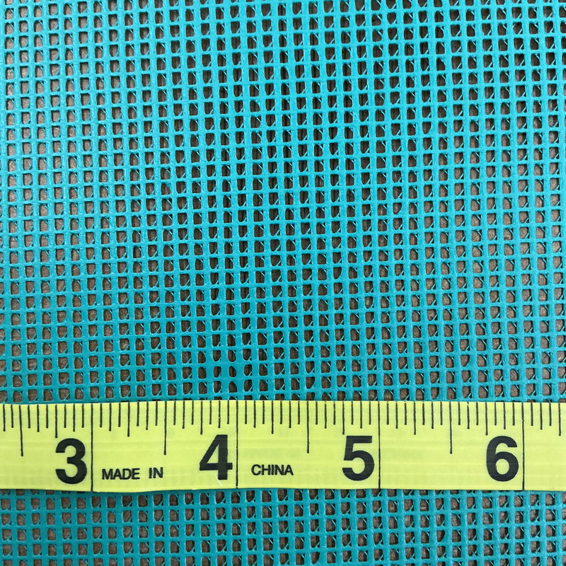 Light Green 9 x 9 Vinyl Mesh | Windscreen, Safety Fencing, Gym Dividers, Awning Drop Shades | Bruin Plastics | 62" Wide | By the Yard
