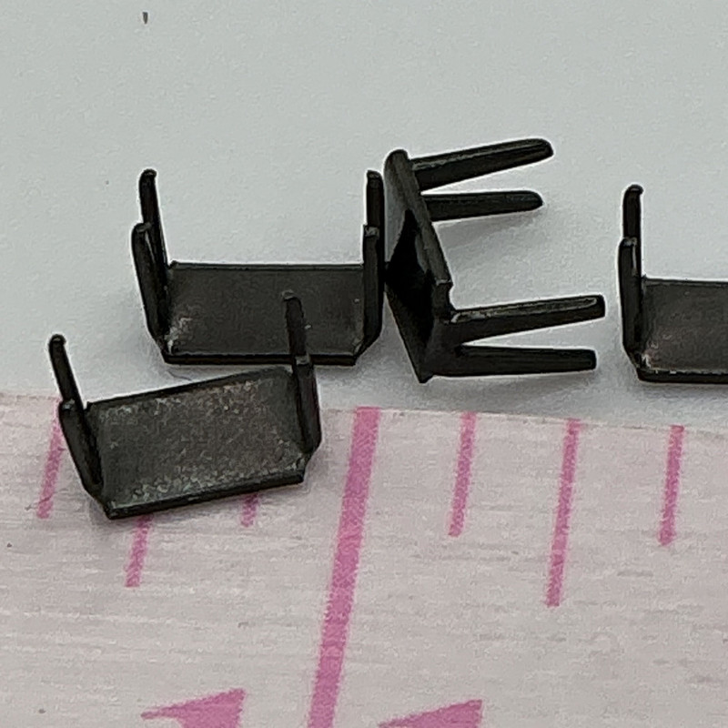 #5 ZIPPER BOTTOM STOPS BLACK