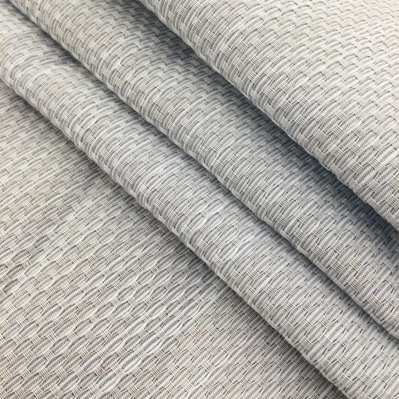 5.5 Yard Piece of Basketweave in Powder Blue | Upholstery / Drapery Fabric | 54" Wide | By the Yard